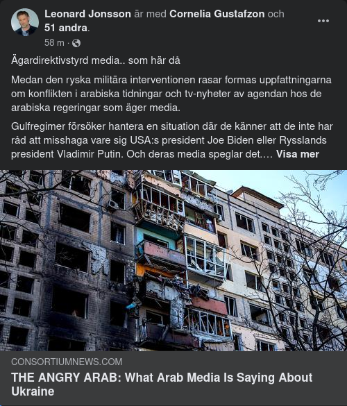 Ukraina I Arabisk Media