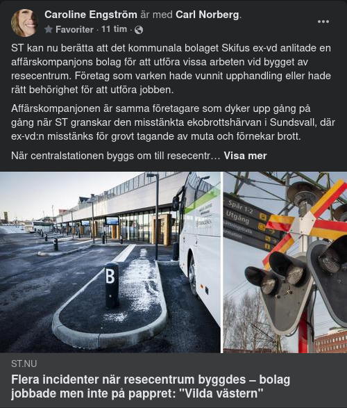 Incidentfyllt Resecentrumsbygge I Suindsvall