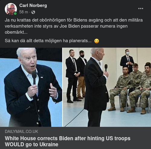 Vita Huset Korrigerar Biden