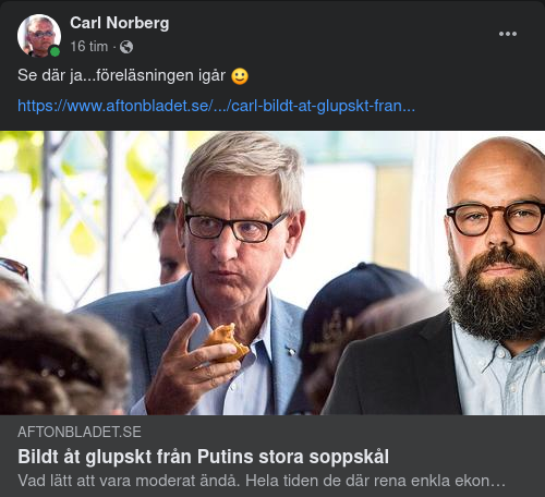 Suhonen Drar In Åslund På Scenen