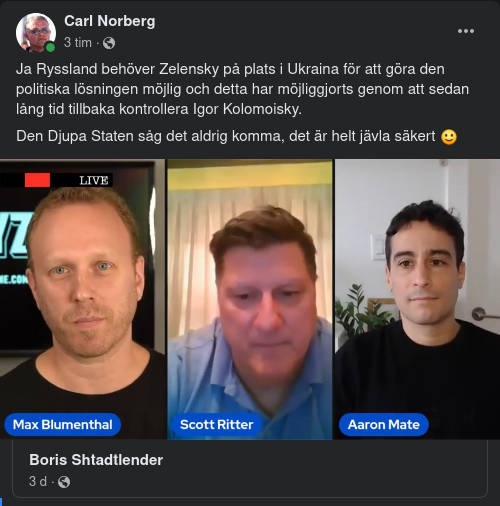 Konsekvensen Av Att Eliminera Zelensky