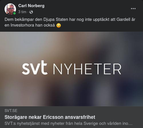 Gardells Investorförhållande