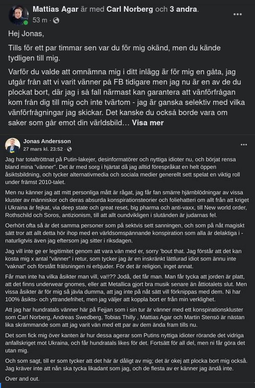 Mattias Svarar Riksdagspolitiker Jonas Från SD
