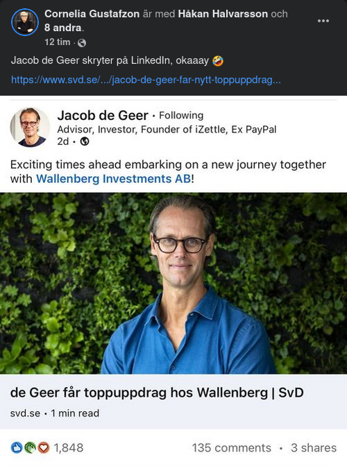 de Geer Till Wallenberg