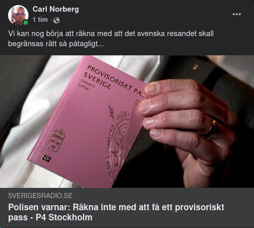 Räkneanpassad Resebegränsning