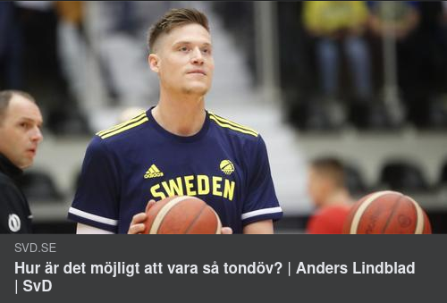 Sportslig Tondövhet I SvD