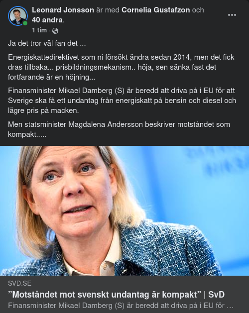 Svenskt Undantag Möter Kompakt EU-Motstånd