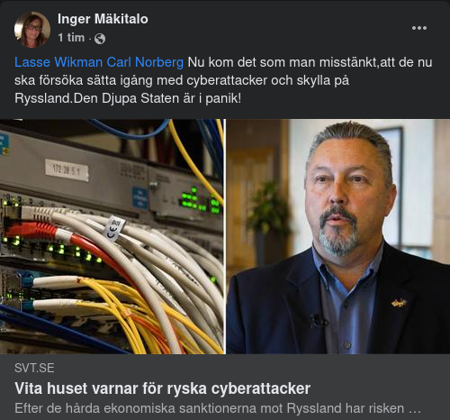 Cyberattacksvarnande Vitt Hus