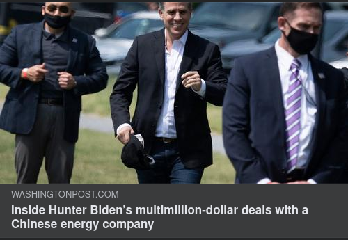Kinesiska Hunter-Affärer I WaPo
