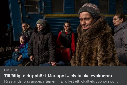 Civilevakuering I Mariupol
