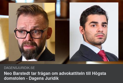 Neo Tar Advokatsamfundet Till HD