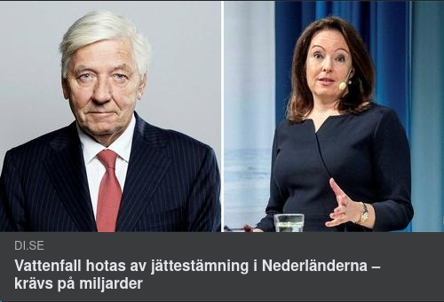 Stämningshotat Vattenfall