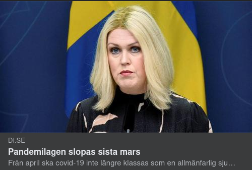 Slopad Pandemilag Sista Mars