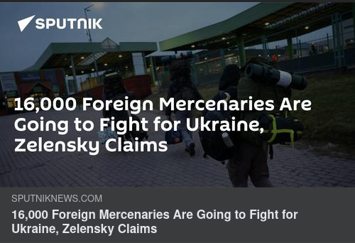 16'000 Legosoldater I Ukraina