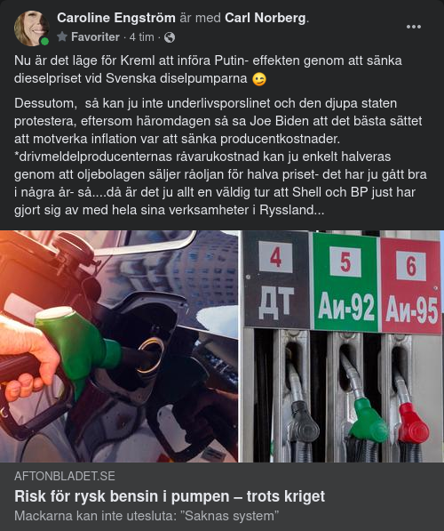 Risk För Ryskt Bränsle