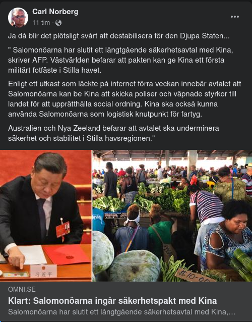 Salomonöarna & Kina