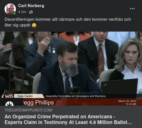 Valfusksvittnande I Wisconsin