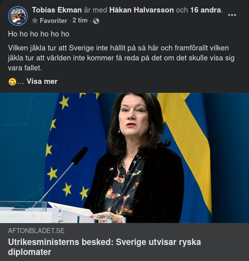 Sverige Utvisar Tre Ryska Diplomater
