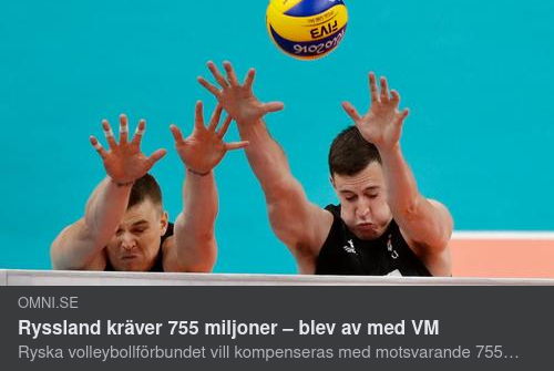 Ryska Ekonomiska Krav För Förlorat VM