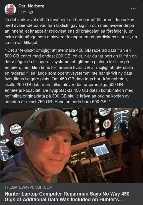 Teknisk Dataåterställningsmöjlighet