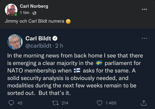 Bildt & NATO
