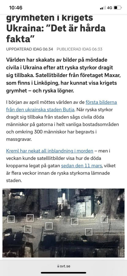 Maxar Satellitbildsvisar Krigets Grymhet & Ryska Lögner
