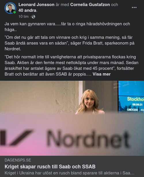 Krigsskapad Börsrush