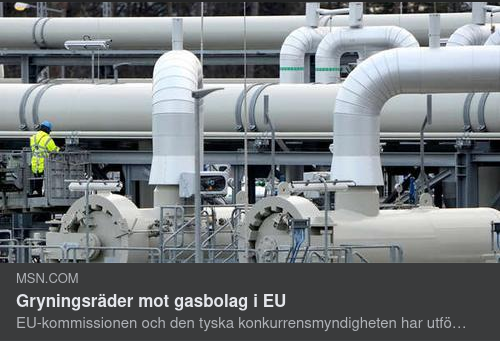 Rubelkrav & Gryningsräder Mot Gasbolag I EU