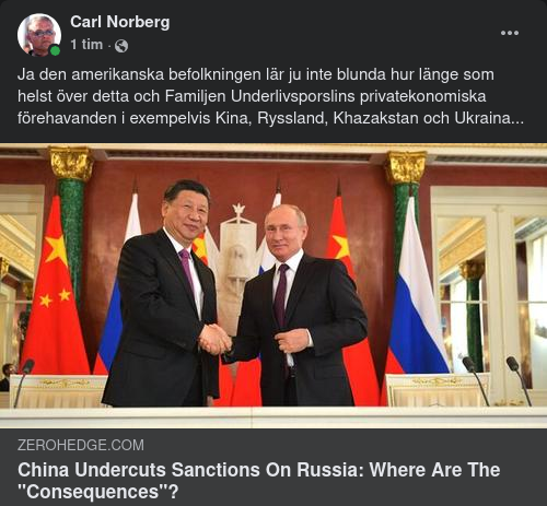 Kinesiskt Agerande & Konsekvenser