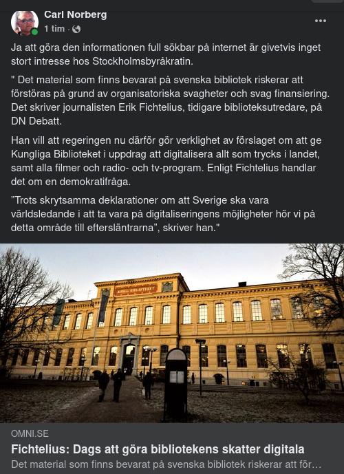 Stockholmsbyråkratiskt Informationsdigitaliseringsointresse