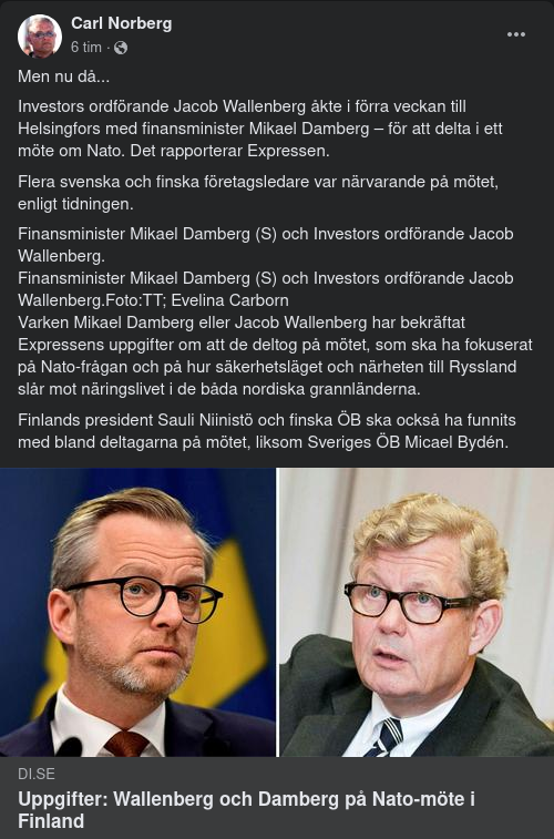 NATO-Mötesdeltagare I Finland