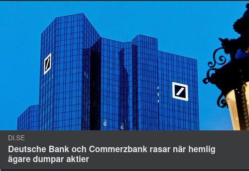 Deutsche Bank, Commerzbank & En Hemlig Aktiesäljare