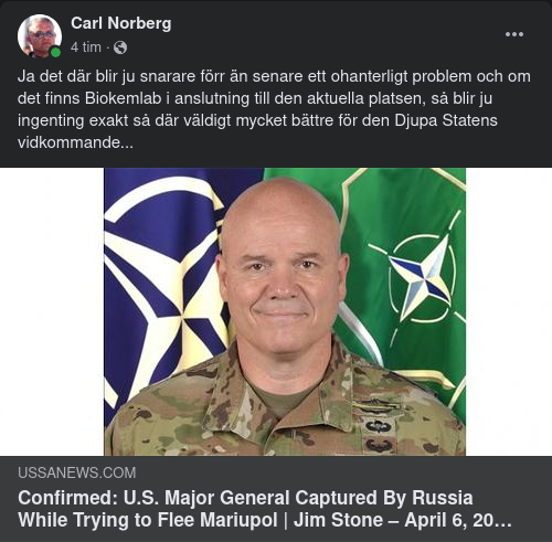 Amerikansk Generalmajor Fångad I Mariupol