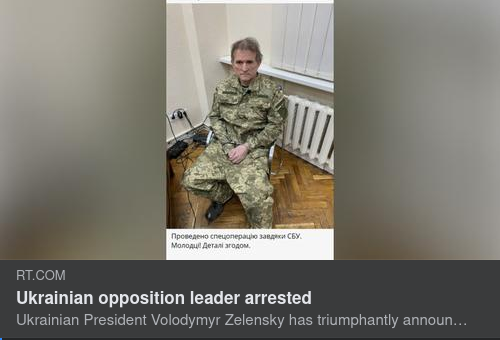 Zelensky Fängslar Medvedchuk