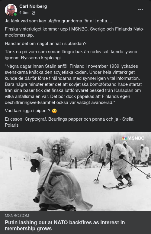 Finskt Vinterkrig I MSNBC