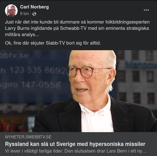 Utskjutande Strategisk Militär Analys