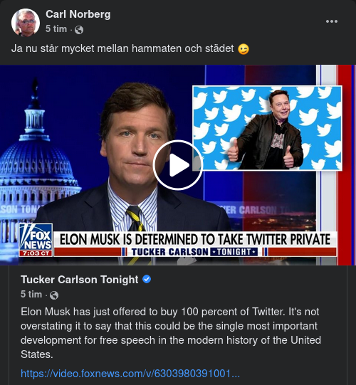 Tucker Om Musk & Twitter