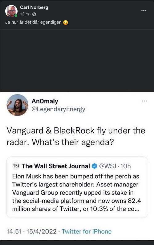 Vanguard Köper Twitteraktier