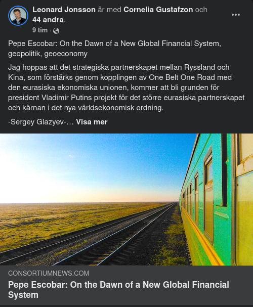 Gryning För Nytt Finansiellt System