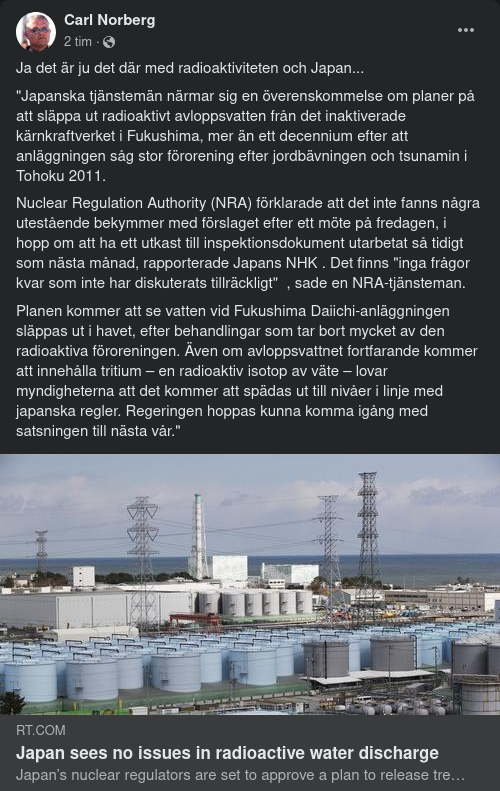 Japan & Radioaktivitet