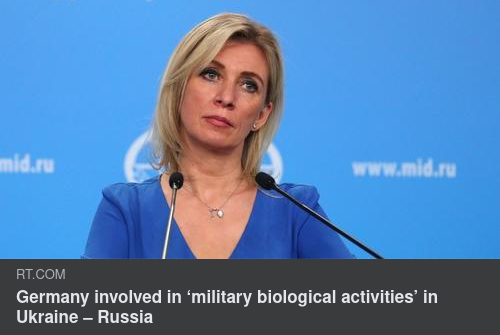 Zakharova Berättar Mer Om Biolabb I Ukraina & Tysk Inblandning
