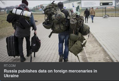 Ryska Uppgifter Om Utländska Legoknektar I Ukraina