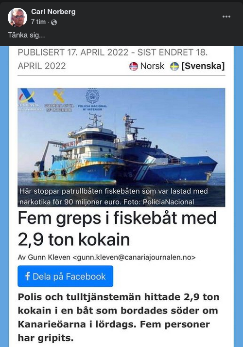 2900 Kilo Kokain Taget