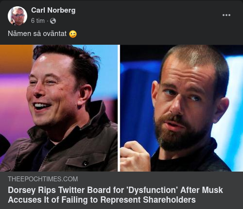 Twitters Styrelsefunktion