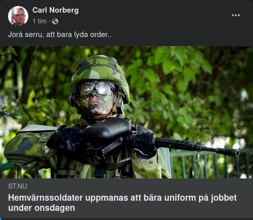 Uniformerad Arbetsdag