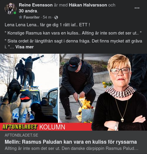 Ett Rätt Av Lena I Aftonbladet