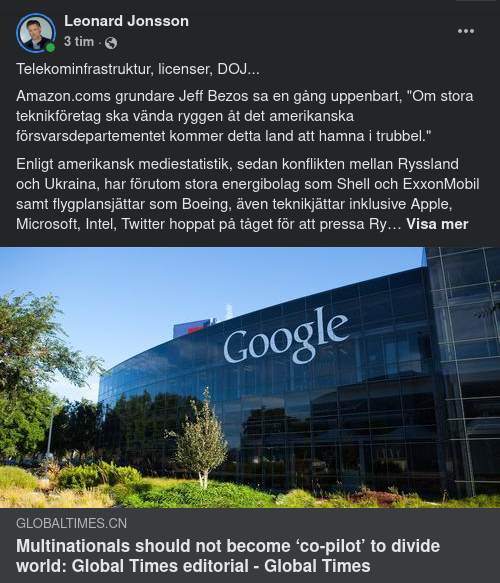 Multinationella Företag & Krigföring