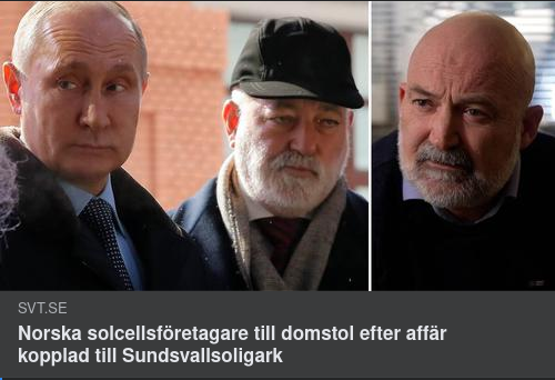 Sundsvallsoligark #2 & Blåsta Norska Solcellsföretagare