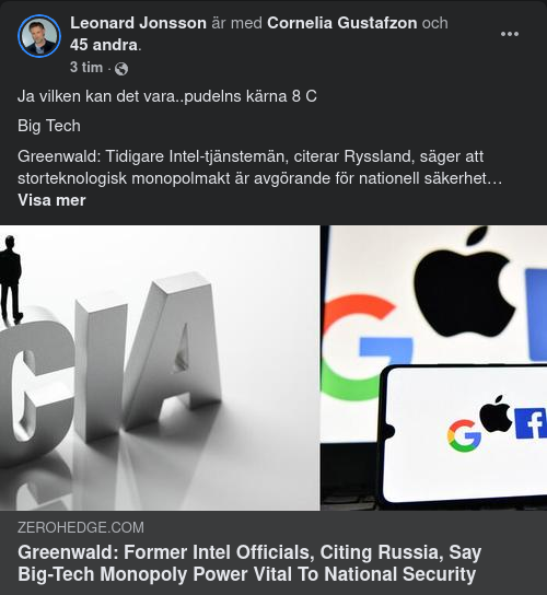 Teknologiskt Monopol & Nationell Säkerhet