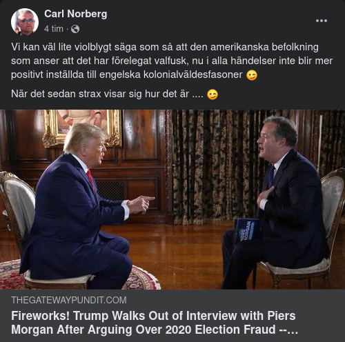 Piers, Trump & Valfusk